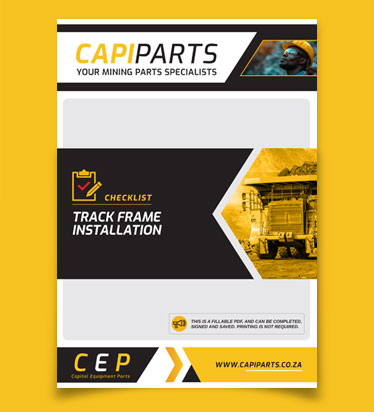 checklis track frame installation